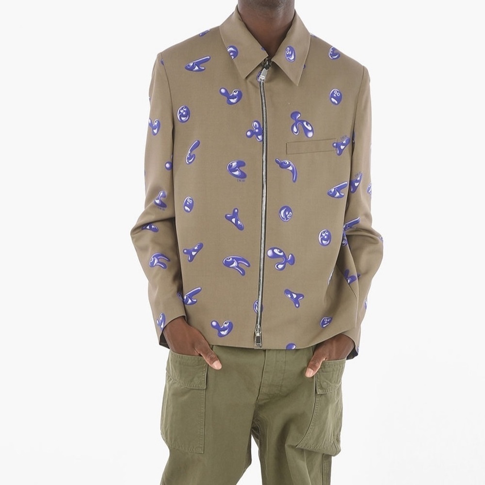 Dior X Kenny Scharf Zipped Jacket 'Beige' - Picture 1 of 6